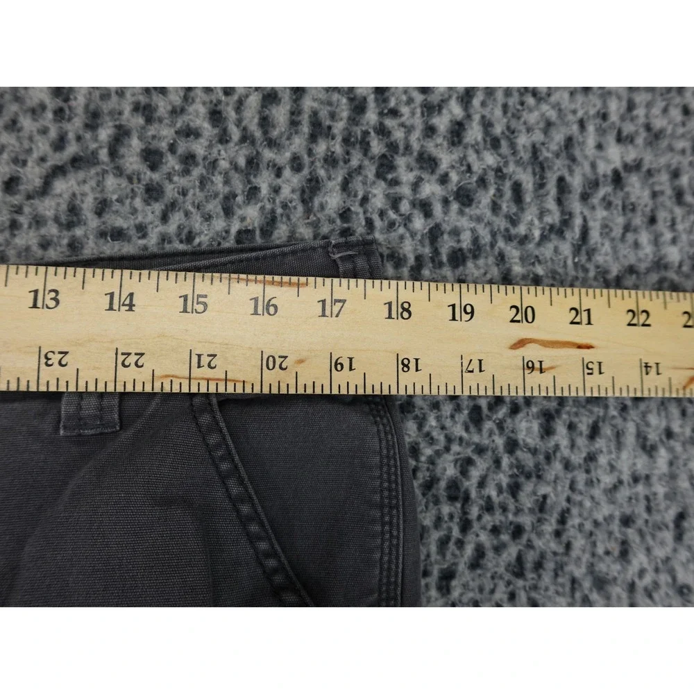 Carhartt Cargo Shorts Mens 36 Gray Relaxed Fit Canvas Workwear Utility 11613